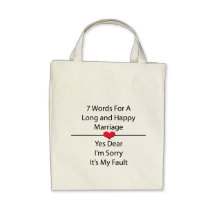 Sete palavras para um casamento longo e feliz bolsa para compra