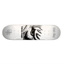 SEU olho CONHECIDO do tigre Skate