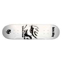 SEU olho CONHECIDO do tigre Skate Personalizado