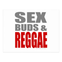 SexBuds & REGGAE Cartões Postais