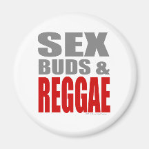 SexBuds & REGGAE Imã De Refrigerador