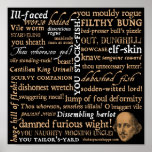 Shakespeare insulta a coleção posters