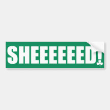 Sheeeeeed! Autocolante no vidro traseiro 30 Adesivo