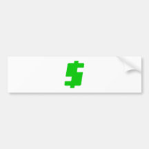 Signo de dólar dollar sign adesivos