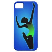 silhuet da ioga do balé capa de iPhone 5 Case-Mate