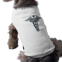 Símbolo da profissão médica roupa para pet