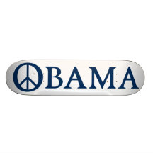 Símbolo de paz de Obama Skateboard
