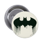 Símbolo do bastão - logotipo Spraypaint de Batman crachás