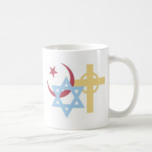 Símbolos religiosos canecas