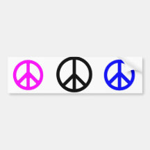 sinais 3peace adesivo