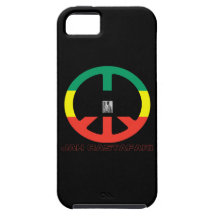 Sinal de paz Selassie de Jah Rastafari mim Capas iPhone 5 Case-Mate