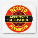Sinal do serviço de DeSoto do vintage Mouse Pads