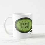 Sinal dos feijões de café caneca