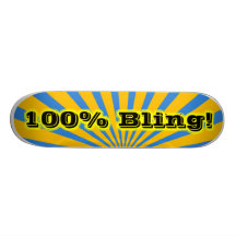 Skate 100% de Bling