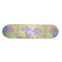 Skate da explosão de cor