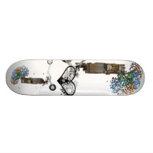 Skate da fantasia da menina