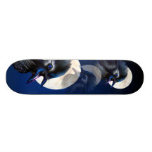 Skate da lua do corvo
