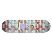 Skate da menina da cidade