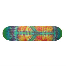 Skate da tintura do laço - sinal de paz
