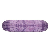 Skate da tintura do laço - sinal de paz roxo