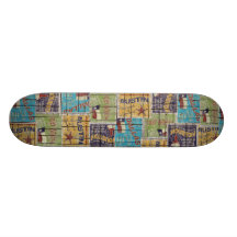 Skate de Texas do vintage