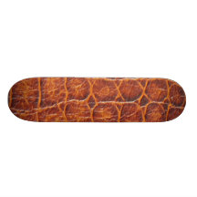 Skate do impressão da pele do crocodilo