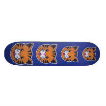 Skate do tigre do vintage