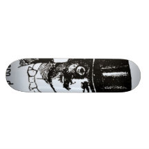 Skate dos chapéus do vintage