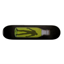Skate engarrafado do zombi