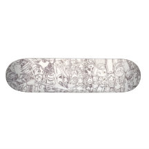 Skate estranho da arte