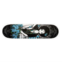 Skate feericamente retro da arte de "China" Lilly 