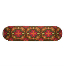Skate floral Folksy do teste padrão