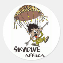 Skydive África Adesivo