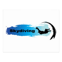 Skydiving original cartões postais