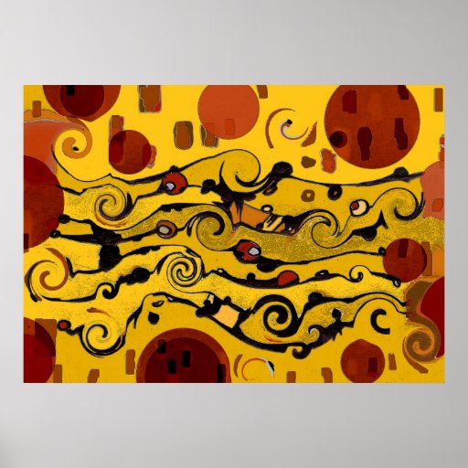 Skyland - poster abstrato