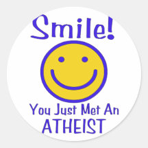 Smiley ateu adesivo
