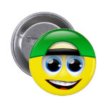 SMILEY FACE COM CHAPÉU BOTON
