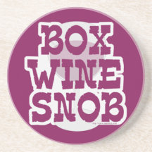 Snobe do vinho da caixa porta copo