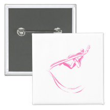 Snowboard cor-de-rosa boton