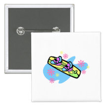 Snowboard das meninas botons