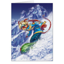 Snowboarding máxima cartao