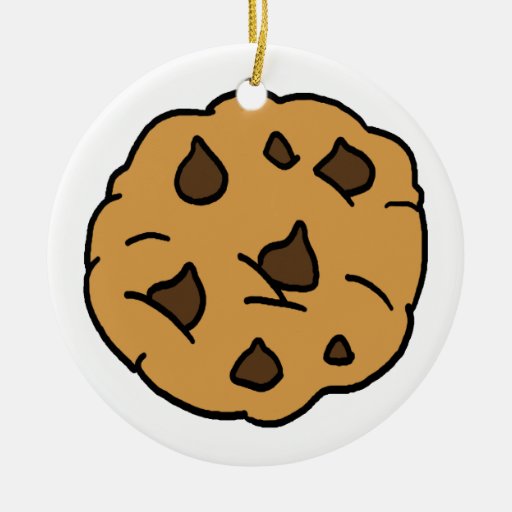 Sobremesa ENORME do biscoito dos pedaços de chocol Enfeite Para Arvore De Natal