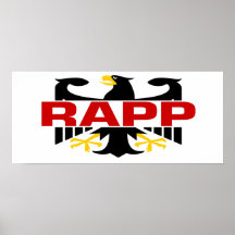 Sobrenome de Rapp Pôsteres