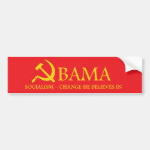 Socialismo de Obama Adesivo