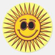 SOL DO SMILEY ADESIVOS