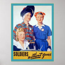 Soldados sem guerra mundial 2 do vintage do ~ das  posters