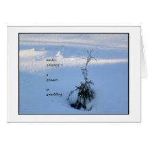 Solstício de inverno Notecard Cartão