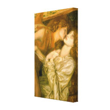 Sonho na altura da morte de Beatrice Impressão Em Tela Canvas