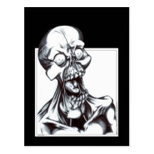 Sorrindo o Ghoul Cartões Postais