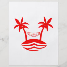 sorriso red.png da praia do hammock da palma panfleto personalizado